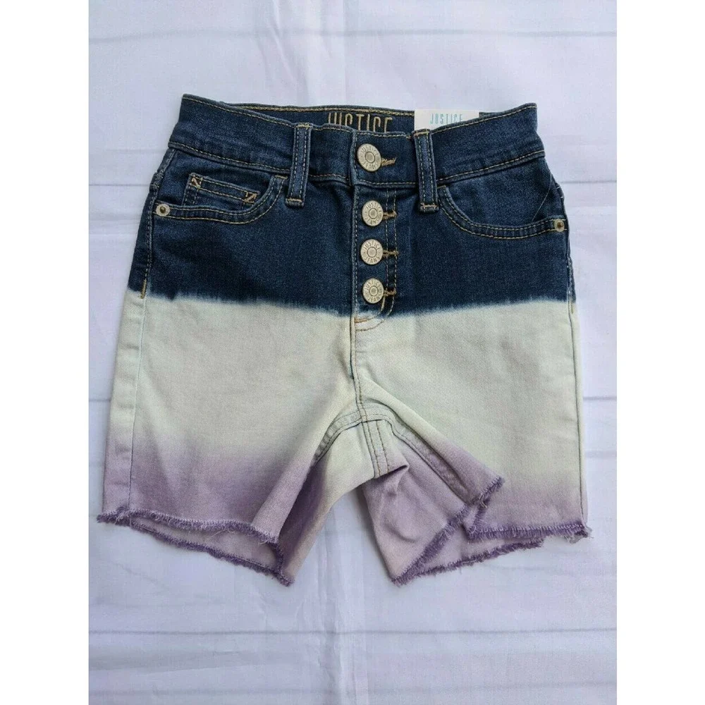 Justice Colored Denim Short